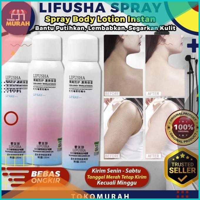 LIFUSHA Original Pemutih Instant moisturizing Spray Pemutih Kulit 11OK