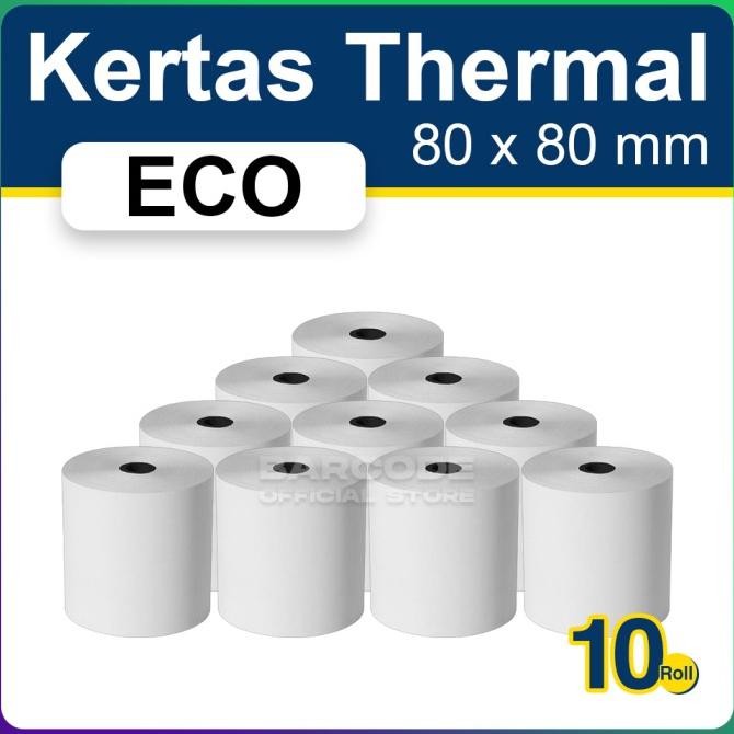 

Sale Kertas Struk Kasir Thermal 80X80 / 80 X 80 Mm / 80X80Mm (10 Roll)