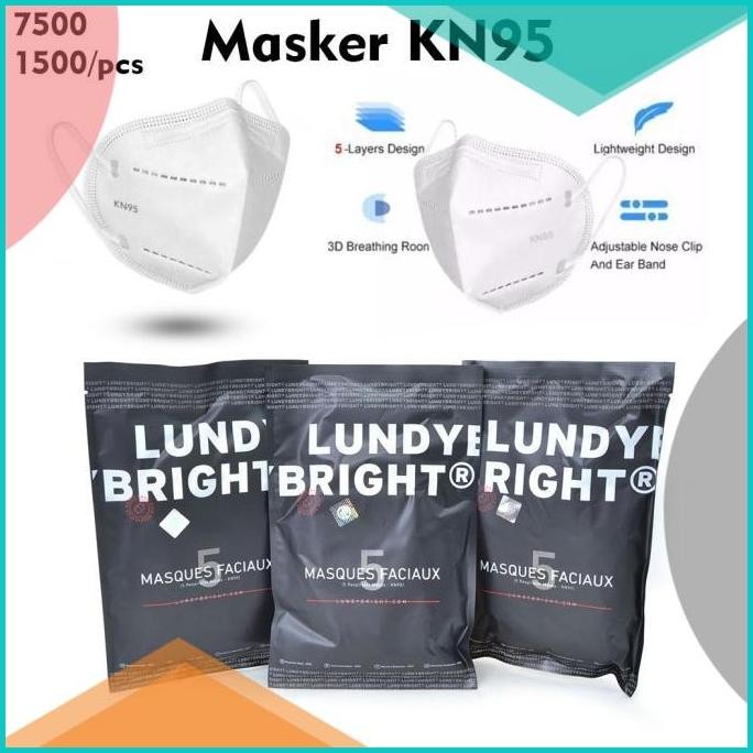 Masker Mediocare KN95 Anti Virus 95% Filtraction 5 Ply 18026 11OKTZ4 t