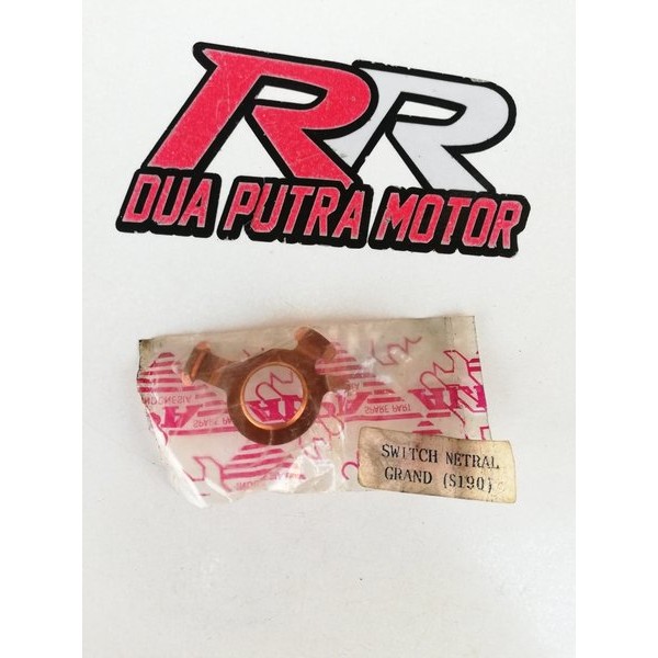 Plat Ring Tembaga Kuningan Switch Netral Honda Astrea Grand Prima Supra Legenda Star Nos Ready Stok