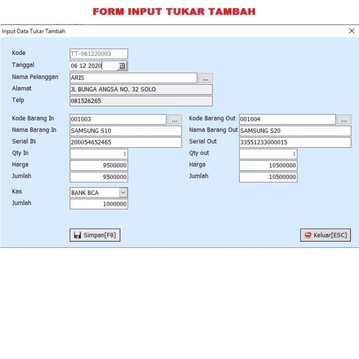 PROMO SPECIAL Software kasir toko hp servis aksesoris terlaris