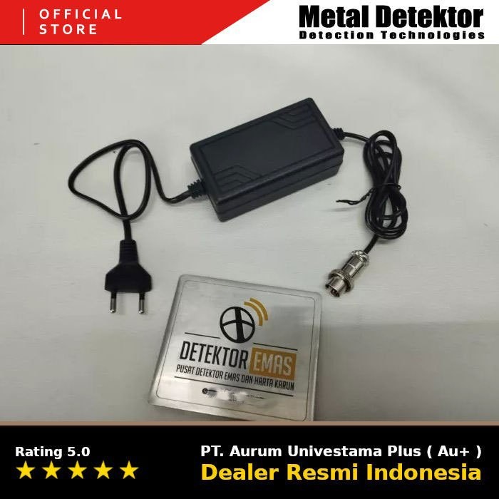 Charger Untuk Metal Detector GFX7000 GDX8000 2A Amper Besar - GDX 8000 GFX 7000