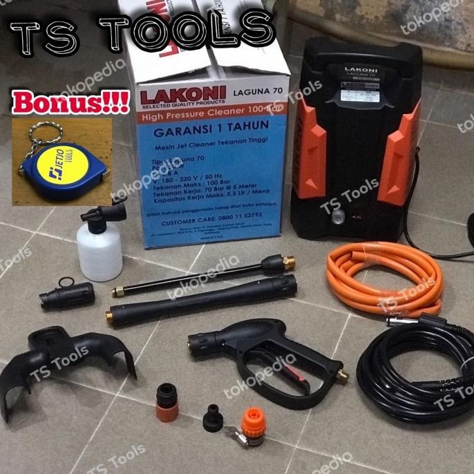Lakoni Laguna 70 Mesin Steam Jet Cleaner Cuci Mobil Motor Laguna 70