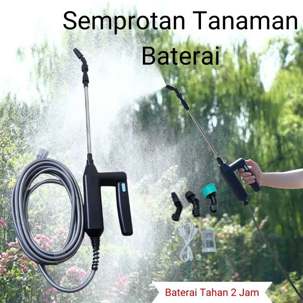 Semprot Tanaman Elektrik Pertanian Semprotan Air Portabel Baterai Ni 2000Mah Semprotan Hama Pupuk