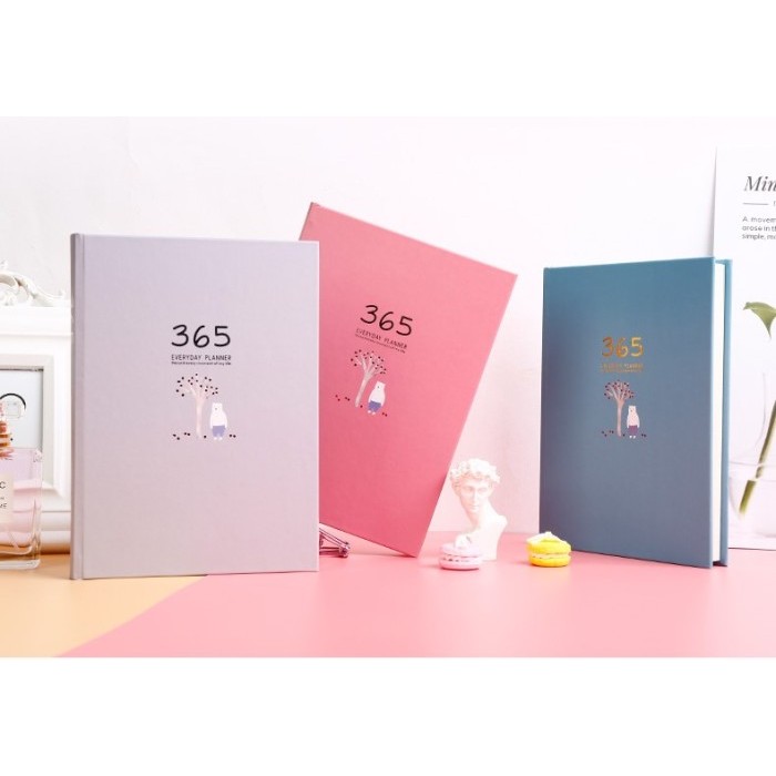 

Buku Diary 365 Days Everyday Planner Jurnal Agenda Free Kit