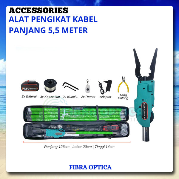 

NEW Wire Tie Line Mechine Alat pengikat merapikan kabel fiber optik udara