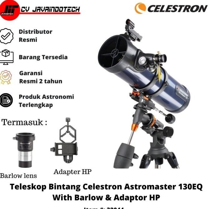 Sale Teleskop Bintang Celestron Astromaster 130Eq Newtonian + Bonus
