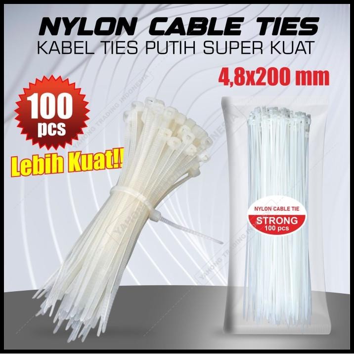 

Kabel Ties / Kabel Tie 4.8 X 200Mm Putih