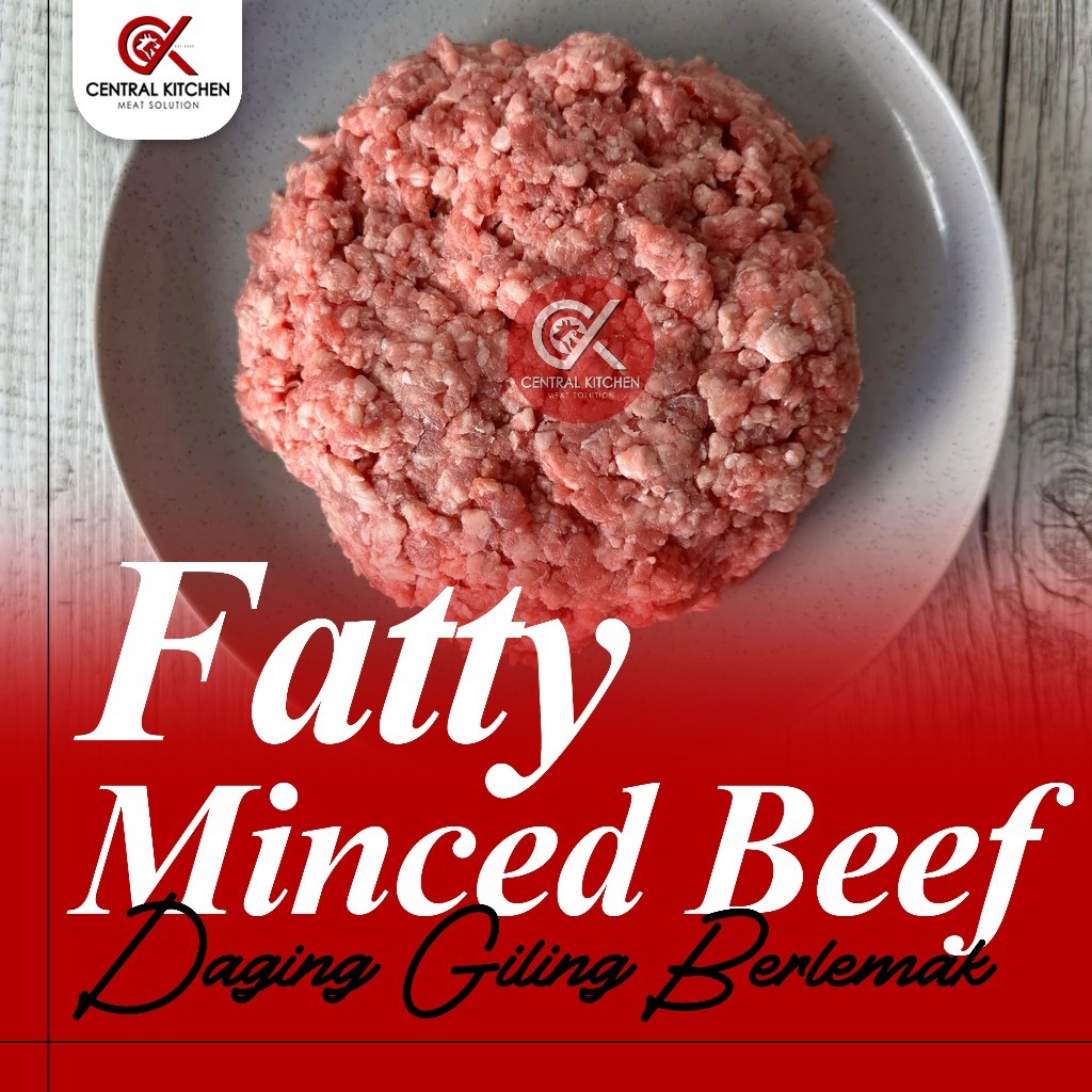 

Daging Sapi Giling Berlemak / FATTY Minced Beef Impor / Daging Sapi Cincang