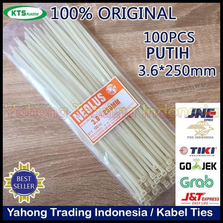

Cable Ties Label 3.6 X 250 Mm White Puith 100Pcs
