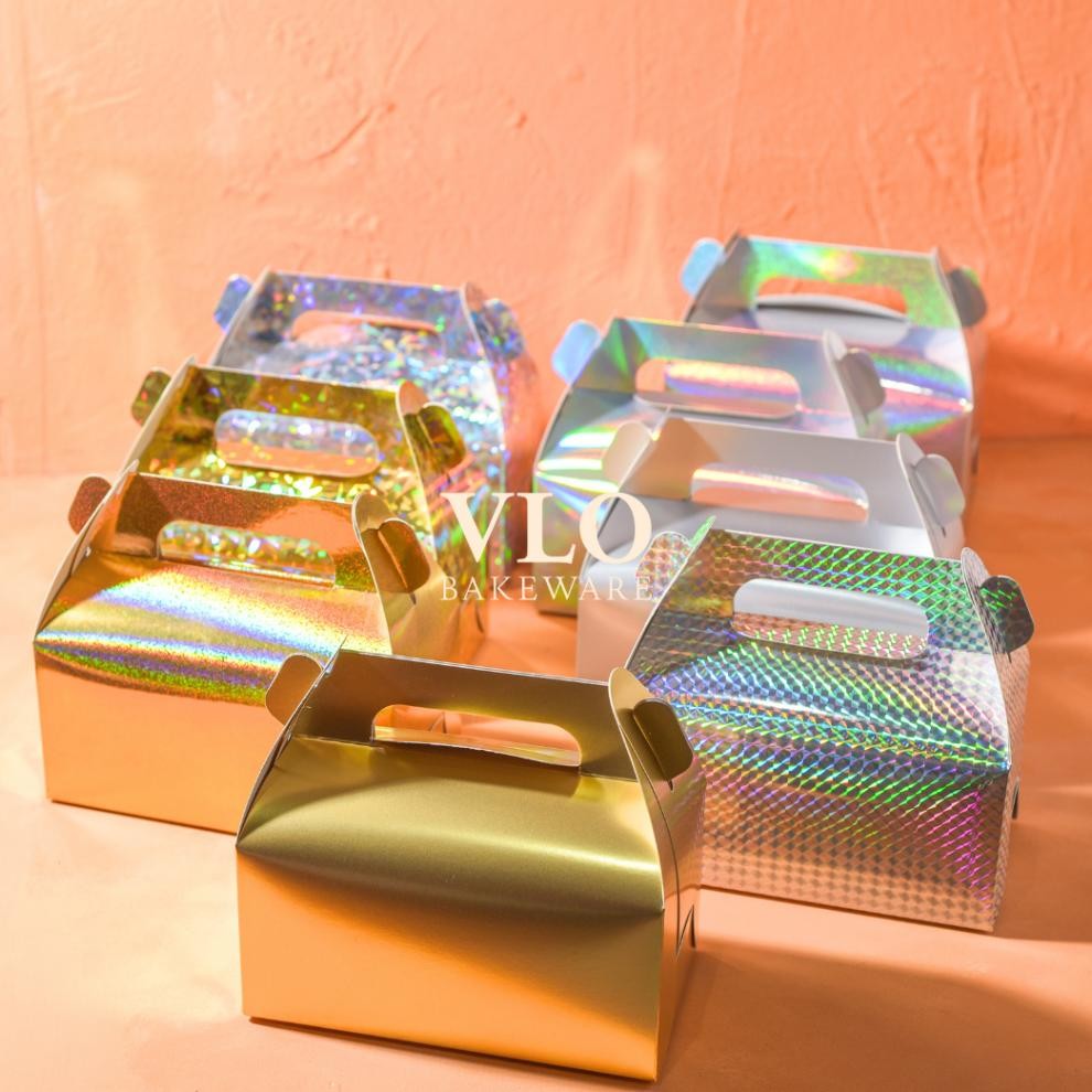 

12.12 Sale Gable Box Hampers Ulang Tahun Hologram Premium | Box Jinjing Kue Kering Birthday Natal Imlek Lebaran Original