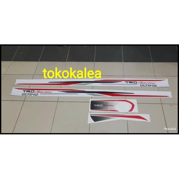 HOT DEAL PAKET STIKER BODY MOBIL RUSH TERIOS 2014-2017+STIKER COVER BAN SEREP 