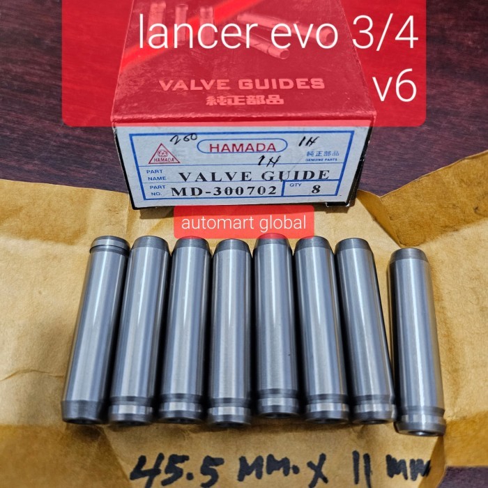 New Valve Guide Bos Klep Kuda 2.0 Lancer Evo 3 2 Gallant Hiu Lele V6 1Pc Kode As48