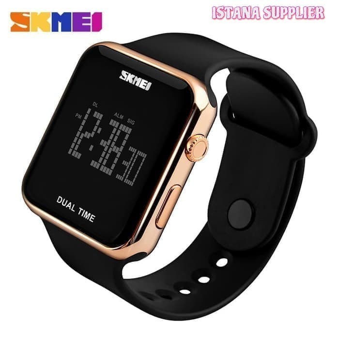 Jam Tangan Wanita Cewek Original Digital Skmei Casio Anti Air