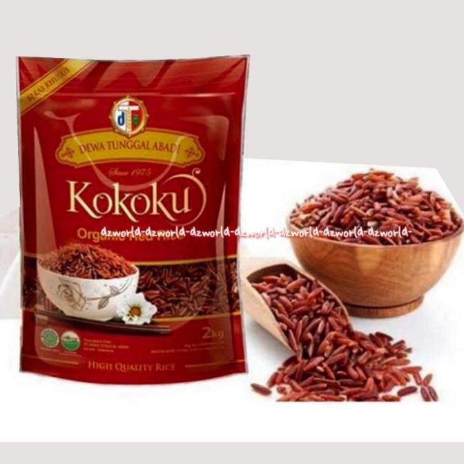 

Kokoku Organic Red Rice 2kg Beras Merahd Serat Tinggi Untuk Diet