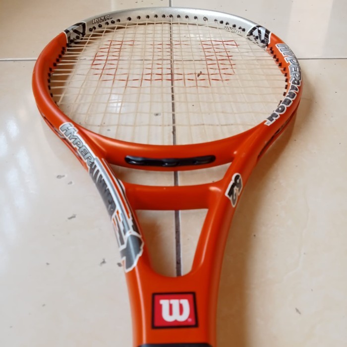 Original raket tenis Wilson hyper Hammer bekas mulus