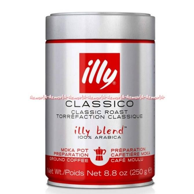 

Illy classico Roast illy Blend Arabica Moka Pot Preparation 250g bubuk