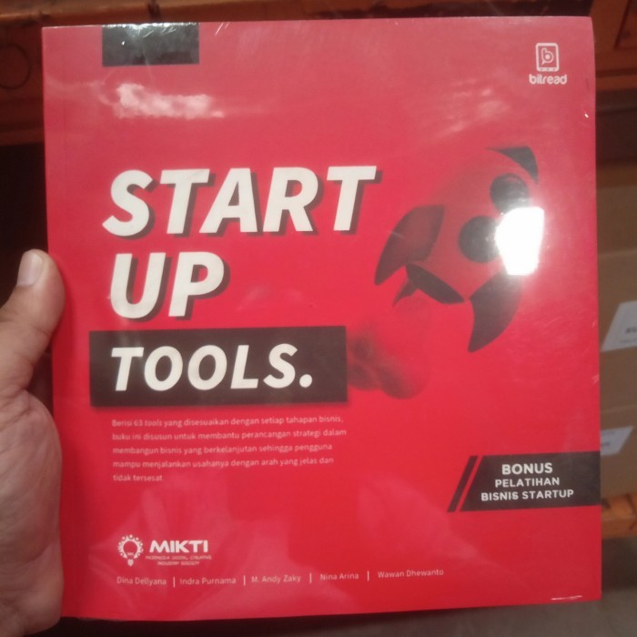 NEW buku Start UpTools Bonus Pelatihan Bisnis Startup