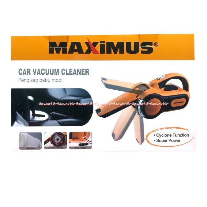 

Maximus Car Vacum Cleaner Orange Peghisap Debu Untuk Mobil