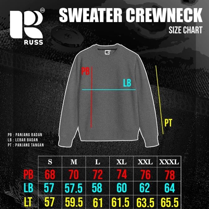 Promo Russ Sweater Crewneck New York Broken White