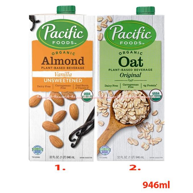 

Pacific Foods Barista Series Almond Plant Original 946ml Susu UHT