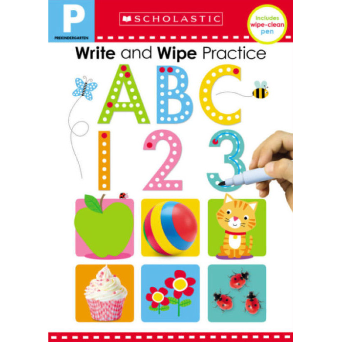 Scholastic - Scholastic Early Learners: Write And Wipe Flip Book Abc 123