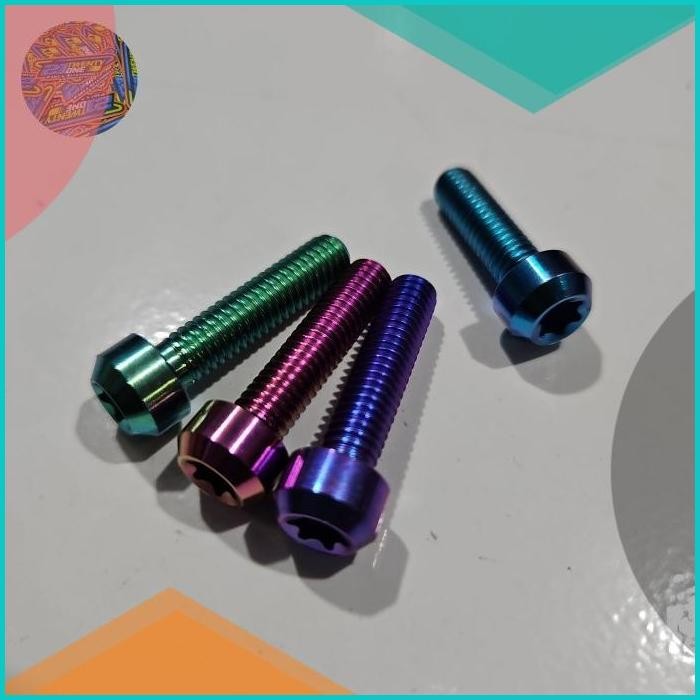 baut probolt titanium dudukan filter vario 125 150 beat scoopy fi 11OK