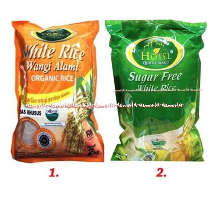 

Hotel White Rice Wangi Alami Organic Rice Beras Khusus 2Kg