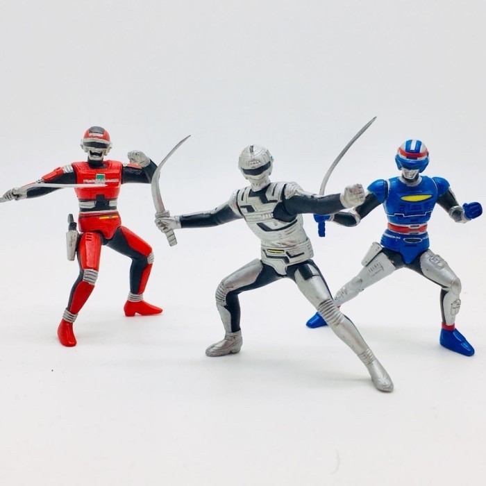 Gashapon Gavan Sharivan Shaider set Laser Blade Bandai 2004
