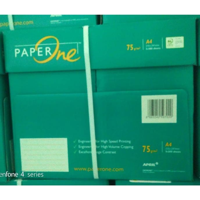 

TERMURAH - KERTAS HVS A4 75gr PAPER ONE