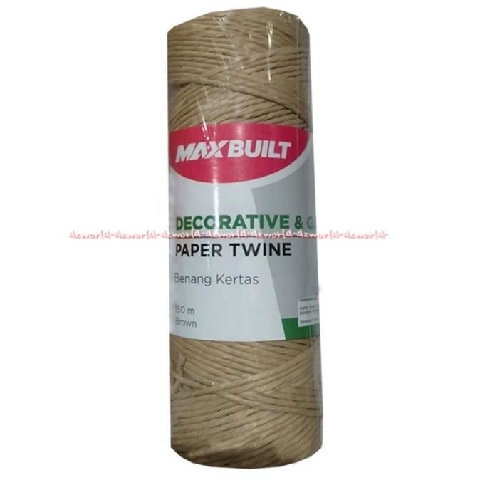 

Krisbow MultiPurpose Rope Paper Twine 150m Brown Tali Coklat