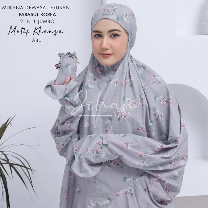 MUKENA TERUSAN PARASUT KOREA/MUKENA TERUSAN PARASUT KOREA JUMBO 2IN1