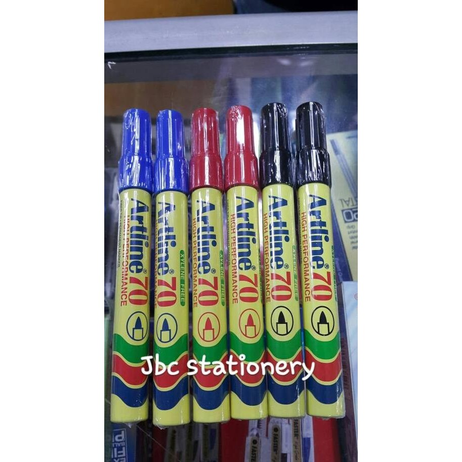 

Top sale Spidol Artline 70 Permanent hitam biru merah
