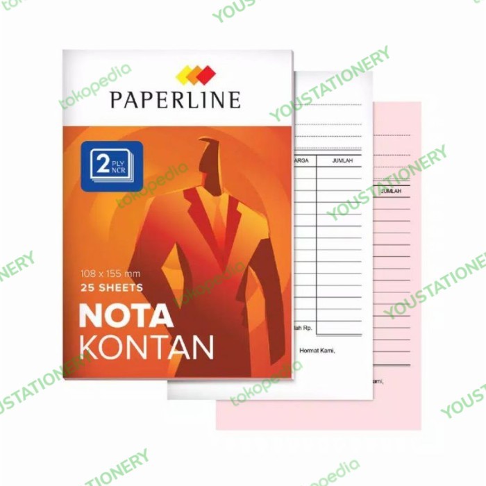 

GJ575 Nota Kontan Paperline Kecil Rangkap 2 Ply DISKON