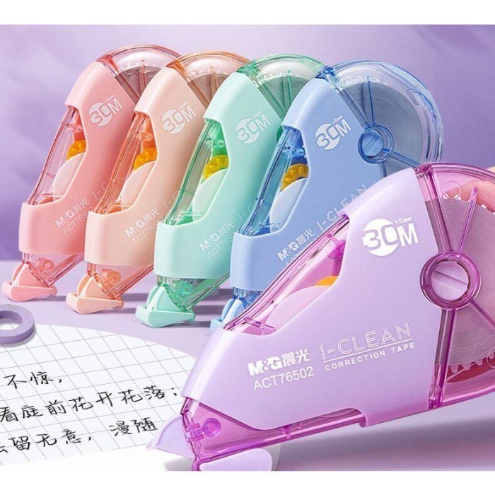 

SH340 M&G Correction Tape Pastel Color / Tip-Ex Kertas Pastel 30m ACT76571 PROMO SPECIAL