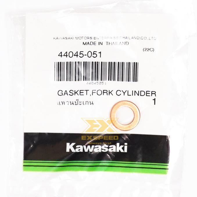 Ring Tembaga Baut Sulingan Shock Depan Kawasaki Original