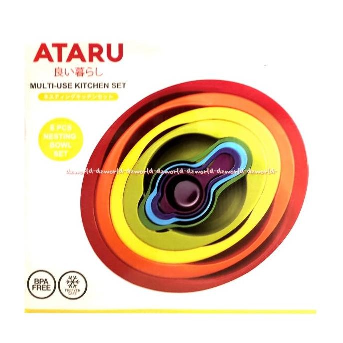 

Ataru Multi Use Kitchen Set Alat Tempat Makan Piring Sendok 8pcs