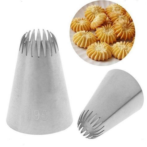 

HG501 Basketweave Tips #195 Icing Piping Nozzles (1pc) TERMURAH
