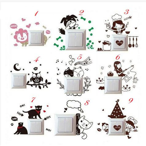 

PT302 Wall Decal - Stiker Dinding Switch Button_SB19 TERBARU