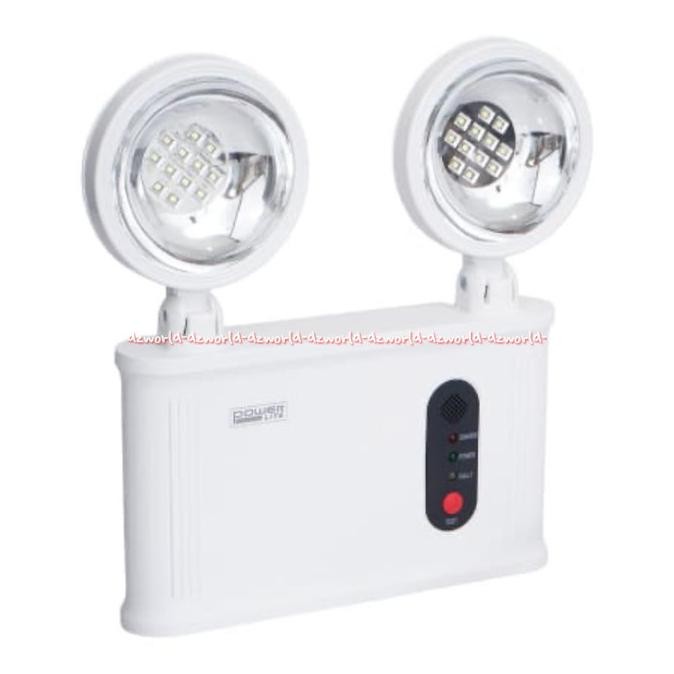 

Powerlite Emergency Light Slim 2W Rechargeable LED Lamp Lampu Darurat Power Lite Vaterai Isi Ulang Ringan Tahan 32jam