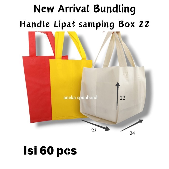 

Goodiebag Box Spunbond 22 (Bundling isi 60 pcs) Hemat