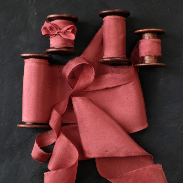 

Silk ribbon - Sunset