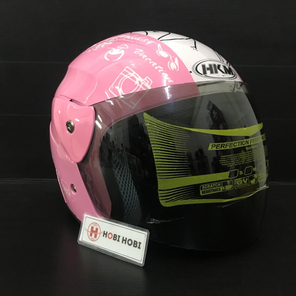 Helm Evolution Half Face Dewasa Motif Evo Traveling/ Helm Pria / Helm Wanita