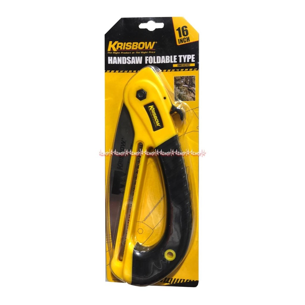 

Krisbow Handsaw Foldable Type 16Inch Gergaji Tangan Bisa Dilipat