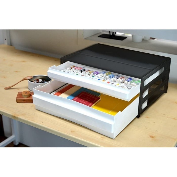 

BEBAS ONGKIR - SHUTER DDH-103N STORAGE DRAWER - LACI ARSIP DOKUMEN (BLACK)