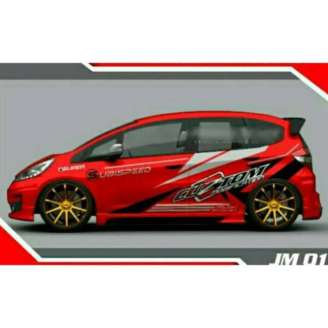 Cutting Sticker Mobil Honda Jazz