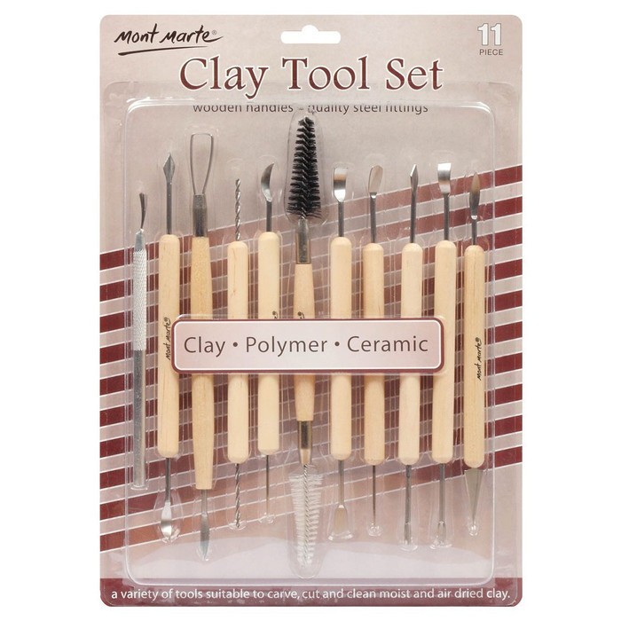 

TERBARU - MONT MARTE CLAY TOOL SET 11PCS