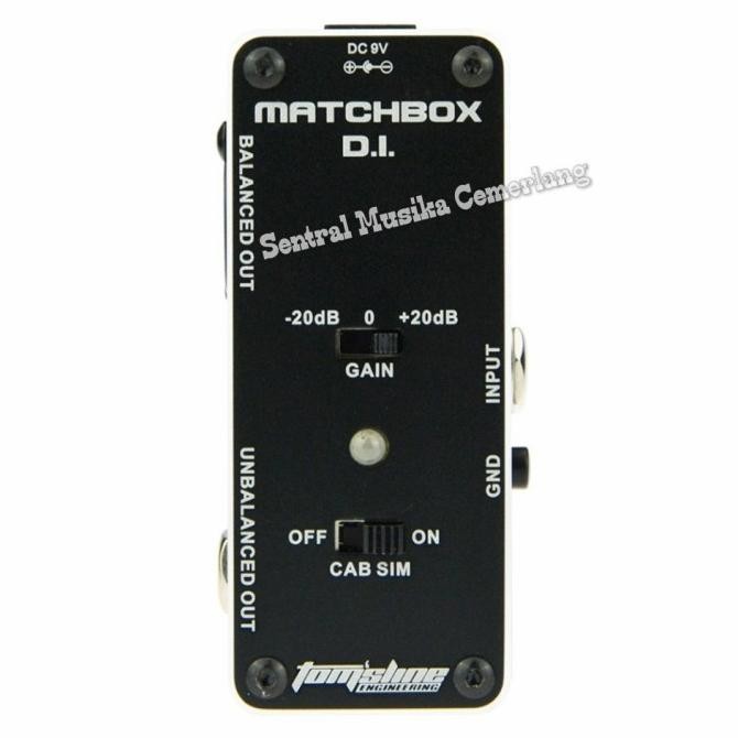 Promo Cabinet Simulator Pedal Tomsline Amx-3 Matchbox Di Direct Box Cab Sim