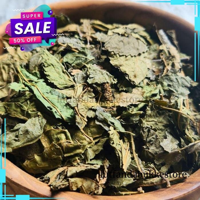 

100GR DAUN MURBEI KERING / DRIED MULBERRY LEAF DISKON GEDE !!