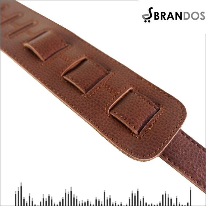 Murah Strap Gitar Genuine Leather Kulit Asli Tali Guitar Bass Rock You Ku-80
